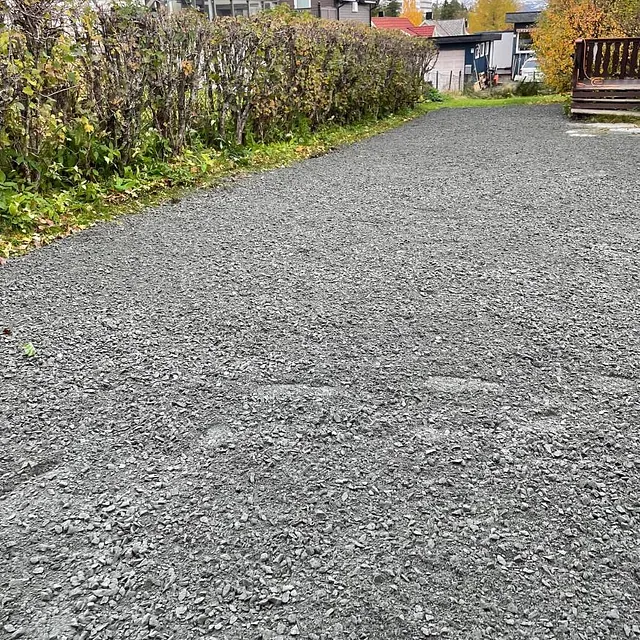 Prosjektbilde: utbedring av gårsdplass